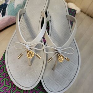 Tory Burch Ocean Turo Jelly Bowtie Sandals